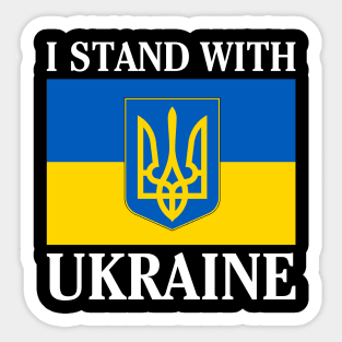 I-Stand-With-Ukraine Sticker